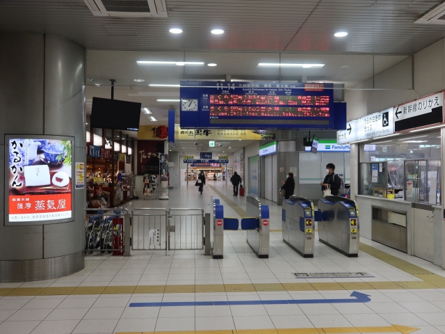 鹿児島中央駅　新幹線改札口